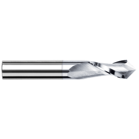 HARVEY TOOL Drill/End Mill - Drill Style - 2 Flute 12908-C8